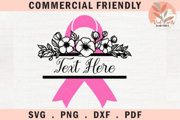 Download Cancer Ribbon Split Monogram Frame Svg - Gram Collection