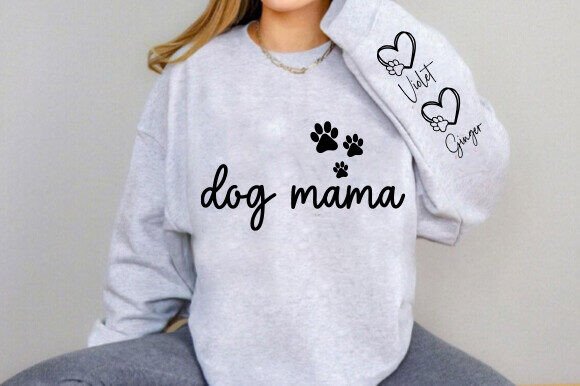Download Dog Mama SVG, Pet Name and Heart SVG - Heart Collection