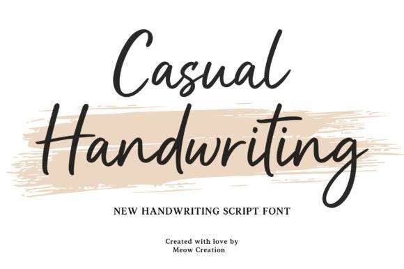 Download Casual Handwriting - Writing Collection