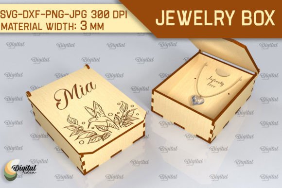 Download Jewelry Box SVG. Lasercut Small Gift Box - Premium Resources