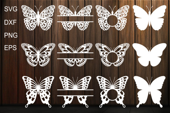 Download Butterfly Monogram Frame, Butterfles - Gram Collection