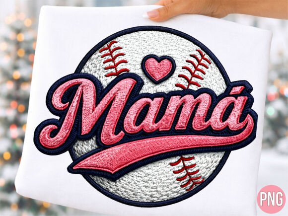 Download Mama Baseball Stitch Heart Patch PNG - Heart Collection