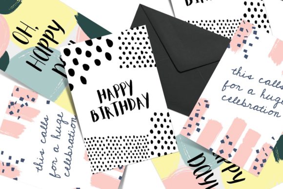 Download Greeting Card Template Set - Card Collection