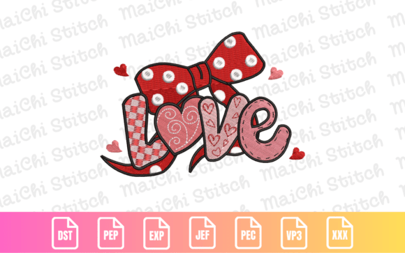 Download Romantic Bow &amp; Hearts - Heart Collection