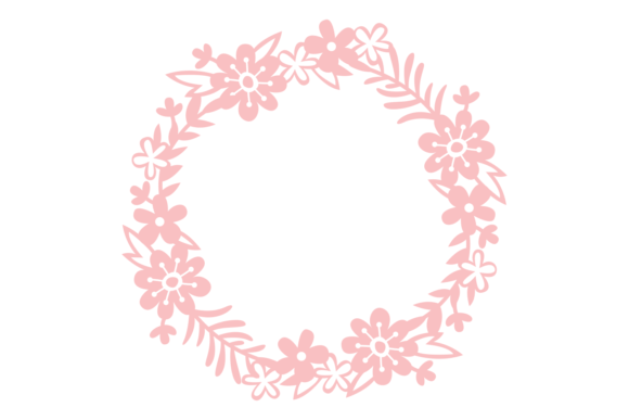 Download Pink Floral Monogram Frame - Gram Collection